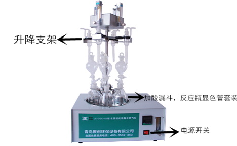 JC-GGC400型水质硫化物酸化吹气仪